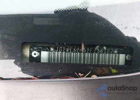 2002 Pontiac Grand Prix Gt из США, поврежденный, VIN 1G2WP52K32F136127